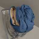 U-NICE HOME Large Sofa Cover Reversible Couch Cover for Dogs with Elastic Straps Water Resistant Furniture Protector for Pets Couch Cover for 4 Cushion Couch (Oversized Sofa, Light Blue/Beige)