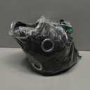 BONZER 100% Blackout Curtains 84 inches Long - 4 Panels Light Blocking Grommet Window Drapes, Single Layer Privacy Room Darkening Curtain with Black Backing for Bedroom/Living Room, Black