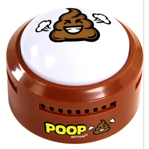 Poop Button - Lights Up and Plays 20 Funny Fart Sounds - Fun Prank & Gag Gift - Funny Gift & Stocking Stuffer