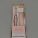 Aquasonic Icon ADA-Accepted Rechargeable Toothbrush | Magnetic Holder & Slim Travel Case | 2 Brushing Modes & Smart Timers | Gentle Micro-Vibrations (Blush) (1 Count (Pack of 1))