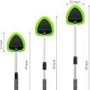 XINDELL 24-inch Windshield Cleaner Tool  Upgrade Large Head Car Interior&Exterior Window Cleaning Kit with Extendable Handle & 4 Microfiber Pads, Auto Wiper Brush for Car, Trucks, SUVs, RVs & Home