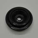 Black Stove Burner Drip Pans Replacement for GE Hotpoint Electric Stove Burner, (2) 8" WB31M19 (2) 6" WB31M20 Set by APPLIANCEMATES