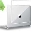 UESWILL Compatible with MacBook (Retina, 12-inch, 2015/2016/2017) Model: A1534, Transparent Glossy See Through Hard Shell Case Cover, Crystal Clear