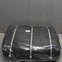 6' x 50' Black Fence Panel Privacy Screen, 220 GSM HDPE & Polyester, Modern Style, 95% Visibility Blockage, UV & Weather Resistant