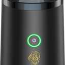 Electric Incense Burner,Portable USB Aroma Diffuser, Rechargeable Arab bakhoor Muslim Incense Holder for Car and Home
