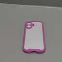 Diaclara Designed for iPhone 16 Case, Upgraded [Full Camera Protection] Full Body Rugged Bumper Case with Built-in Screen Protector, Rose Pink