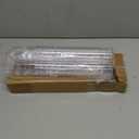 Zezzxu Mini Dessert Cups with Spoons 50 Pcs, 2.2 oz Plastic Small Dessert Shotter Cups Slanted Appetizer Cups for Serving Mousse Pudding Triffle, Serves 25