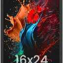 upsimples 16x24 Picture Frame, Wall Gallery Poster Frames with Engineered Wood, Black 1 Pack