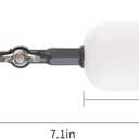Cxztxcl Float Valve,standard 1/2 inch thread Automatic Water System FillerAdjustable Arm for Ponds,Plastic Float Ball ValveAutomatic Water Level Control,Fountain Float,Livestock Water Trough