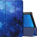 Fintie Case for Amazon Fire HD 10 and Fire HD 10 Plus Tablet (Only Compatible with 11th Generation 2021 Release) - Ultra Lightweight Slim Shell Stand Cover Auto Wake/Sleep, Starry Sky