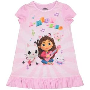 DREAMWORKS GABBY'S DOLLHOUSE girls Gabby's Dollhouse Girls' Nightgown, 3