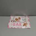 Hot Cocoa Bar Kit Pink Hot Cocoa Bar Banner Cute Gingerbread Man Sign Oh Snap Toppings Tent Cards Cup Tags Stickers for Winter Baby Shower Christmas Party Baby It's Cold Outside Decorations