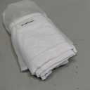 White Oval Tablecloth, 60 x 84 Inch, Stain and Wrinkle Resistant Machine Washable Polyester Table Cloth, Fabric Table Cover for Dining Buffet Party and Outdoor Table