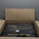 F150 Seat Covers, Napa Leather, Custom fit 2015-2020 F150 and 2017-2022 F250 F350 F450 Super Duty Crew Cab SuperCrew SuperCab Regular Cab(Front Pair, Black 2 pcs)