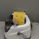 Ingenuity Baby Base 2-in-1 Booster Feeding and Floor Seat with Self-Storing Tray - Slate