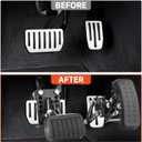 HUGBEO Adjustable Gas and Brake Pedal Extenders for Short People, Anti-Slip Extensions with Adjustable Length and Angle, Universal Pedal Extension for car for Cars, go-Karts, and Golf carts.