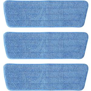 3 Pack Microfiber Mop Pads, Mop Replacement Pads Refills Floor Spray Mop Pads Wet Moping Pads Refill Reusable Pads Suitable for All Spray Mops Cleaning