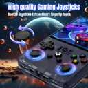 R36MAX Retro Handheld Game Console 18,000+ Classic Games, 4.0" IPS Display, Linux System, 64GB Storage Your Retro Gaming Console and The to Relive Timeless Classics.(Black)