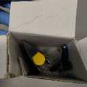 NICEMOVIC Ceramic Heating Hair Straightener Comb - Hot Pressing Brush for Natural Black Hair, Beard Wigs, and Curling (Gold)