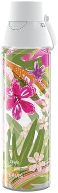Tervis Etta Vee Garden Glory Made in USA Double Walled Insulated Tumbler Travel Cup Keeps Drinks Cold & Hot, 24oz Venture Lite Water Bottle, Classic
