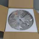 LamQee 2-Light Flush Mount Ceiling Light Farmhouse Kitchen Island Ceiling Light with Bubble Glass Close to Ceiling Light Fixture for Living Room Bedroom Foyer Hallway (Metal Frame, Nickel)