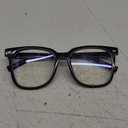 PANNER Oversized Square Blue Light Blocking Glasses for Women Men Anti Glare Reduce Eyestrain Computer Glasses (Black)