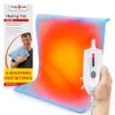 TheraCare Electric Heating Pad | Dry Heat Therapy | 4 Adjustable Heat Settings | 12" x 15" | Comfortable, Soft & Durable