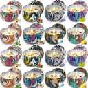 16 Pack Soy Wax Scented Candle Gift Set, Bulk Value Aromatherapy Candles with Fresh Green, Sea Salt & Sage, Coconut Vanilla, Lemon, Ocean Breeze, Vanilla, Lavender & Berry Scents  Gifts for Women