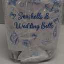Serencatcher Seashells and Wedding Bells Can Cooler, 24PCS Beach Wedding Neoprene Can Coolers with 2 Styles Seashells & Wedding Bells Decor for Coastal Bachelorette Party Bridal Shower Favors Gifts