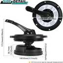 SPX0714BA Key Cover and Handle Assembly Compatible with Hayward SP0714T Top Mount MultiPort Valves and Pro Series Side & top Mount Sand Filter S210S, S220T2