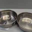 PEGYY11 Nonslip Stainless Steel Dog Bowls, 3.8 US Cup, 2 Count