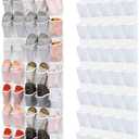 Windyun 2 Pcs 70 Large over The Door Shoe Organizer Hanging Shoe Rack for Closet Holder Pure Mesh Pockets Back to School Behind Door Hanger Storage Nonslip for Home Room School Dorm, Each 35 Pockets