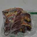 ZAFUL Women's Colorblock Stripes Triangle Halter Tied Cheeky Thong Bikini Set High Cut Two Piece Bathing Suit (Medium, 1-coffee)