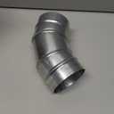 MorningRo 3 Inch Pellet Stove Pipe 45 Degree Stainless Steel Vent Stove Pipe Elbow for Indoor Outdoor Vent Exhaust(45 Degree, Dia. 3 Inch)