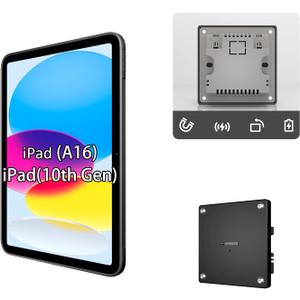 Wall Mount Charging Kit for Apple iPad 10th 10.9in & iPad (A16) 11 in  Magnetic Tablet Wall Mount with 15W Fast Charging, TPU Protective Case, Smart Home Hub Integration