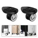 Luggage Wheel, Suitcase Swivel Wheel Replacement Roller Travel Trunk Caster Luggage Kit