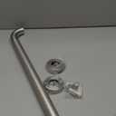 Satin Brushed Nickel Shower Grab Bars 24 Inch w/Anti-Slip knurled Grip, iMomwee Stainless Steel Wall Mount Bathroom Safety Balance Handrail, Handicap Elderly Senior Assist Textured Grab Bar Handle