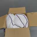 HOMELAB Adjustable Shredded Memory Foam Curve Pillow Queen Size 29"x19", Oversized Crescent Design for Side & Back Sleepers, Doubles as Backrest for Reading, Lounging & Relaxing, Cooling Cover, 1 Pack