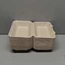 ECOLipak 72 Pack Clamshell Take Out Food Containers, 100% Compostable To Go Containers Disposable, 9X6 inch Heavy-Duty To Go Boxes, Eco-Friendly Biodegradable To Go Containers For Food