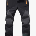 Gash Hao Mens Snow Ski Waterproof Softshell Snowboard Pants Outdoor Hiking Fleece Lined Zipper Bottom Leg, Size 32x32