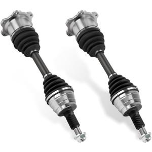 Front CV Axle Shaft Assembly Fits for Chevy Silverado 1500/2500/3500 HD, Suburban 2500, Avalanche 2500 & GMC Sierra, Yukon XL 2500 & Hummer H2, 1999-2013, 4WD Only, Driver & Passenger side, 2PC