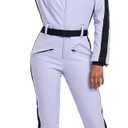 YEEFINE Women's One Piece Ski Suit Waterproof Snowsuits Snowboard Suit Onesies Jumpsuits Winter Outdoor Snow Suits (Purple)