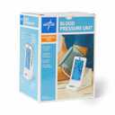 Medline Elite Bedside Talking Automatic Digital Blood Pressure Monitor with Universal Upper Arm Cuff (fits arms 22-42 cm), AC Adapter and Batteries, Alarm and Extra Large Backlit Display