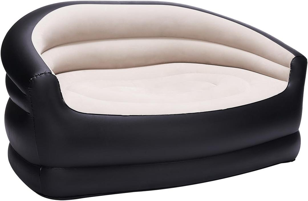 Air Sofa Camping Inflatable Couch, Blow Up Couches for Outdoor & Living Room