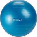 Gaiam Kids Balance Ball - Exercise Stability Yoga Ball, Kids Alternative Flexible Seating for Active Children in Home or Classroom, 45cm (Blue)