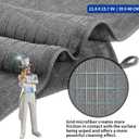 MR.SIGA Microfiber Cleaning Cloth, All-Purpose Cleaning Towels, Pack of 6, Size 13.8 x 15.7 in (Grey)