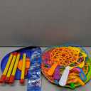 JOYIN Big Bubble Wands Set with with Tray, 21" Giant Bubble Wands Bulk for Kids, Summer, Outdoor Play Period & Birthday Party & Games, 6 Pcs Solution Suitable, Suitable for All Age People