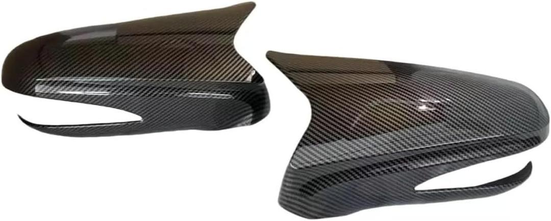 1 Pair Carbon Fiber Color Rearview Mirror Cover Caps Trim DecorationFor Lexus IS IS250 IS350 2006 2007 2008 2009 2010 2011 2012 (Not Replacement)