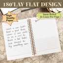 Yhtrg Christmas Goose Spiral Notebooks, Goose Love Gifts, Cute Christmas Holiday Duck Journal Gifts for Women, Xmas Festive Farm Animal Notebook Journal for Note Taking, 5.5x8.3 Inch