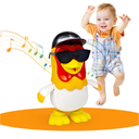 TOYMAKER La Granja de Zenon Black Hats Bartolito Chicken Baby Toys Dancing Toddlers Toys，Music Kids Interactive Early Learning Educational for 1 2 3 4 Year Old Boys Girls Birthday and Christmas
